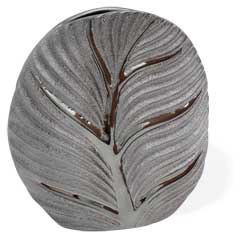 Vase from ceramics "Blatt" (leaf)