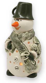 Tealight holder snowman Wladimir