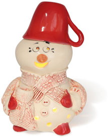 Tealight holder snowman Jacub