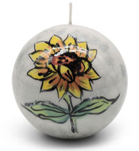 Candle ball "Sonnenblume" (sunflower)