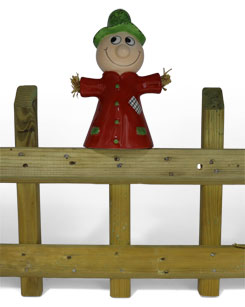 Fence figure "Erwin" red