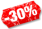 30 Prozent Rabatt
