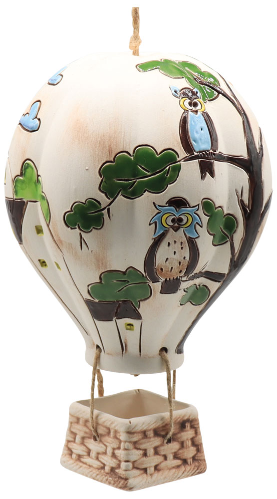 Ballon mit Eulen