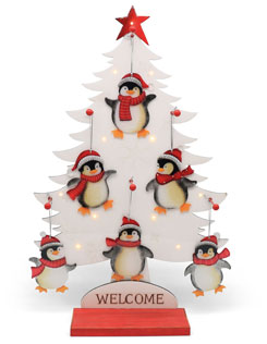 Tannenbaumdisplay Pinguine, 48 Stück