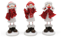 Schneemänner Klaus-Fred-Otto 3er Set