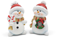 Schneemänner Fred & Gustav 2er Set