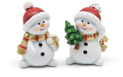 Schneemänner Fred & Gustav 2er Set