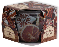 Aromakerze im Glas Gingerbread Cookie