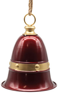 Metall-Glocke rot