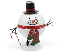 Metall-Schneemann Egon