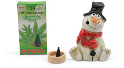 Räucher-Schneemann